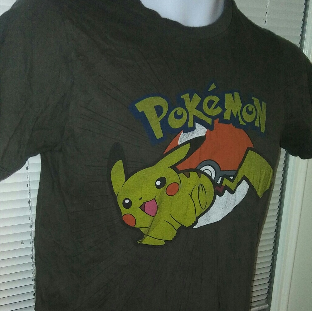 POKEMON TSHIRT 👍OliveGreen